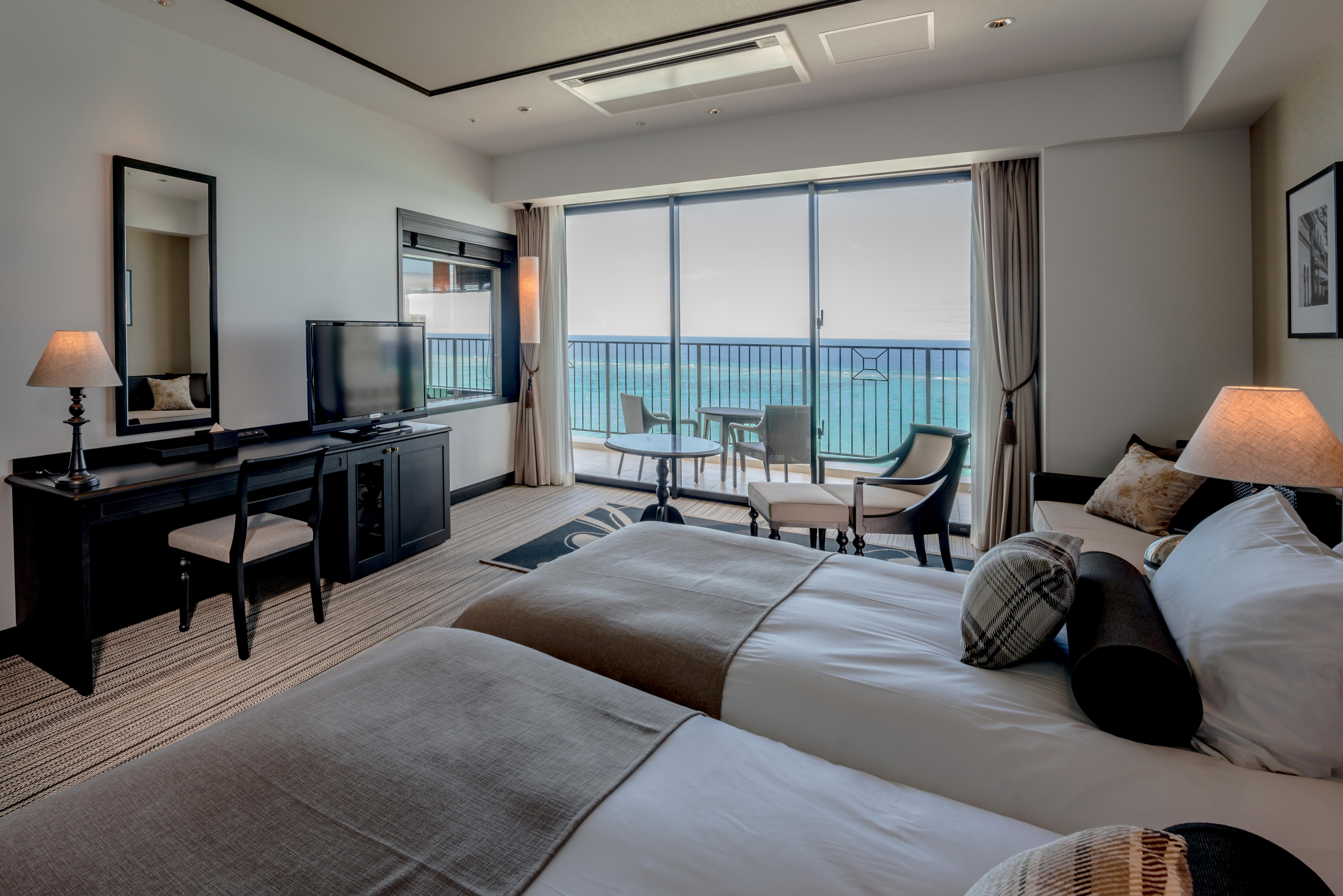 אונה Hotel Monterey Okinawa Spa & Resort מראה חיצוני תמונה Deluxe Ocean View Room